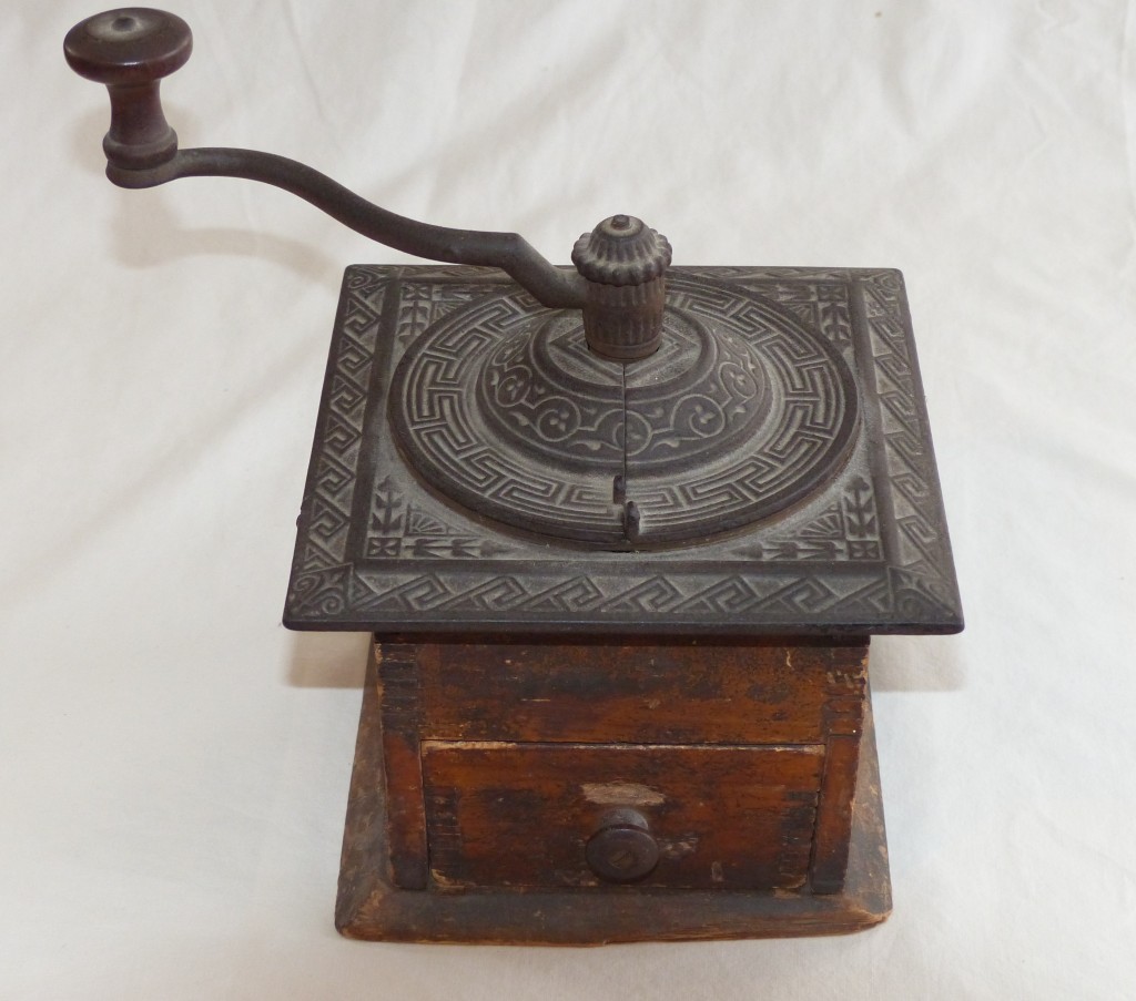 An old coffee grinder